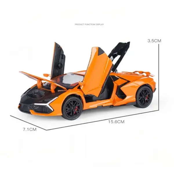 1:32 Lamborghini Aventador SVJ Diecast Model - Image 5