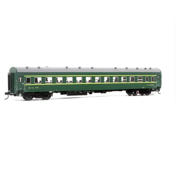 Diecast 1/87 Green YZ22 Passenger Car Model - Image 5