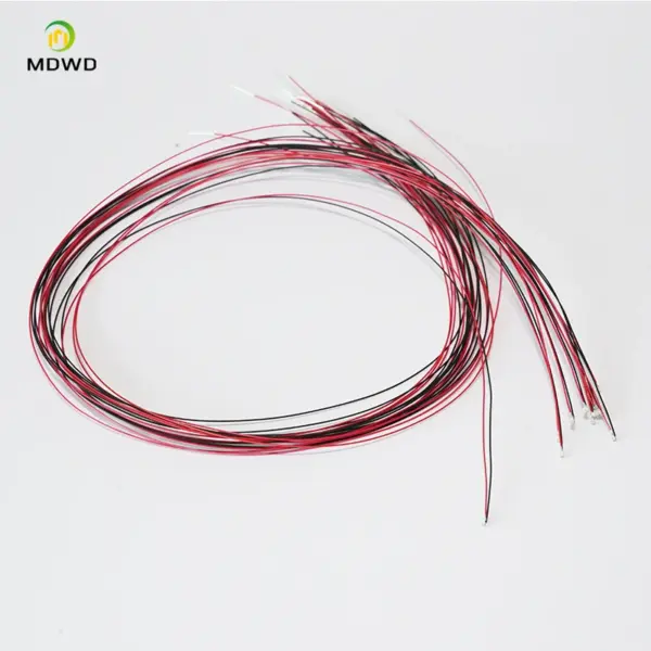 10pcs Micro LED Wired Leads for Model Trains - Image 4
