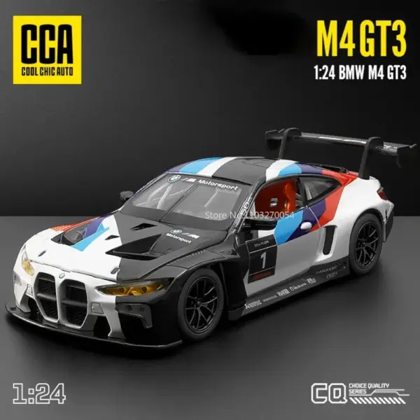 1/24 BMW M4 GT3 Diecast Model Car - Image 2