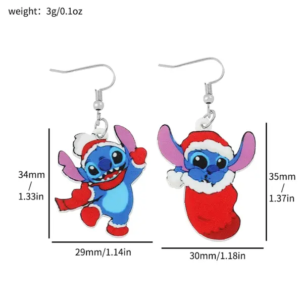 Lilo and Stitch Acrylic Drop Earrings - Image 20