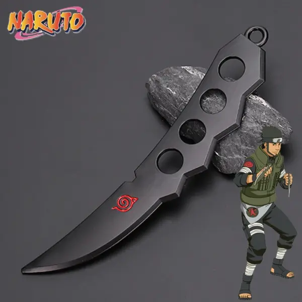 15cm Naruto Asuma Kunai Metal Sword Model - Image 3