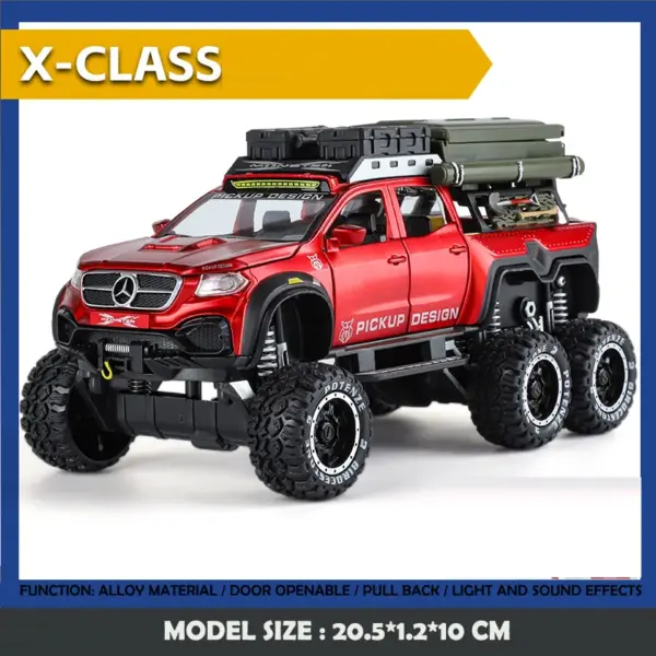 1:28 Scale Benz X-CLASS Off Road Model Car - Image 9