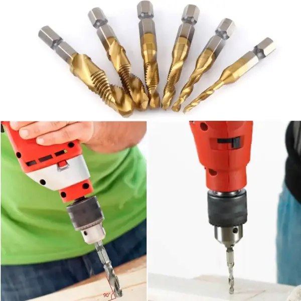 HSS Metric Tap Drill Bits Set M3 to M10 - Image 4