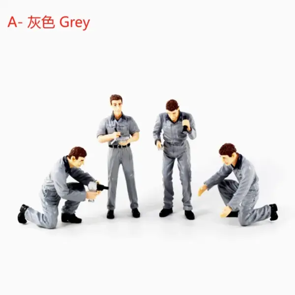 1/18 Resin Garage Scene Repairman Model - Image 16