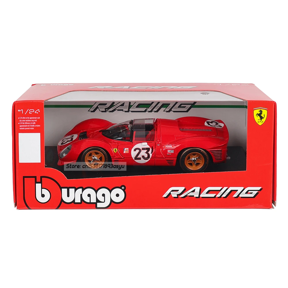 Bburago 1:24 Ferrari 330 P4 Daytona Model Car 6 Bburago 1:24 Ferrari 330 P4 Daytona Model Car - Image 6