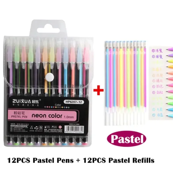 48 Pcs Glitter Gel Pen Set for Art - Image 8