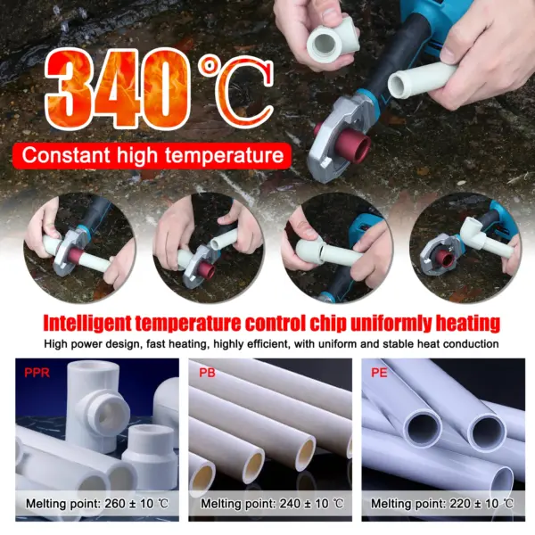 Cordless Hot Melt Welding Machine with Heads - Image 2