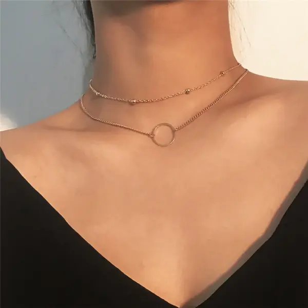 Bohemian Pearl Charm Necklace with Crystal Details - Image 18