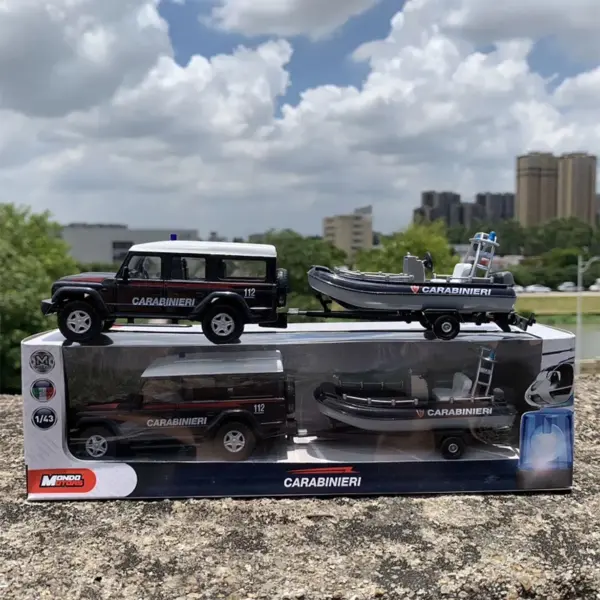1:43 Scale Coast Guard Fire Vehicle Model - Image 6