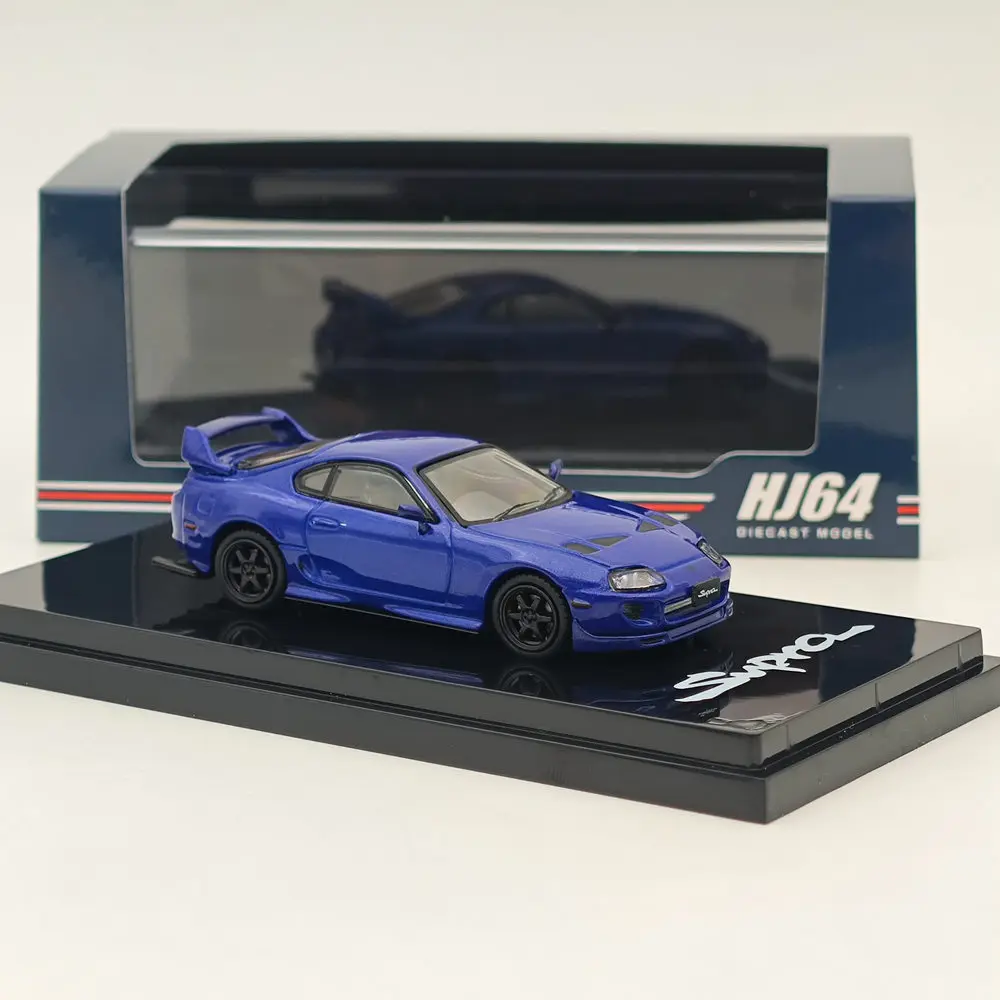 Jia Jia Lai 1/64 SUPRA JZA80 Diecast Model Blue 2 Jia Jia Lai 1/64 SUPRA JZA80 Diecast Model Blue - Image 2