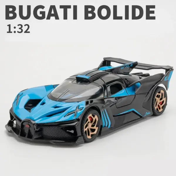 1/32 Bugatti Bolide Diecast Model Car with Sound - Image 8