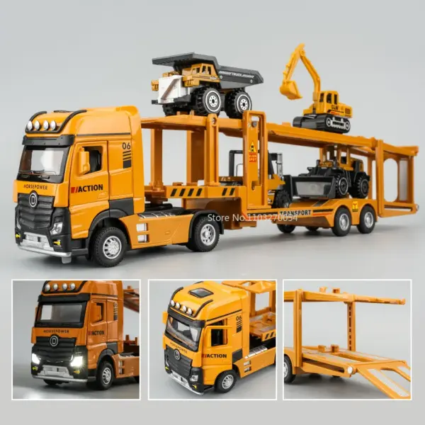 1/32 Alloy Diecast Extended Towing Head Car Model - Image 6