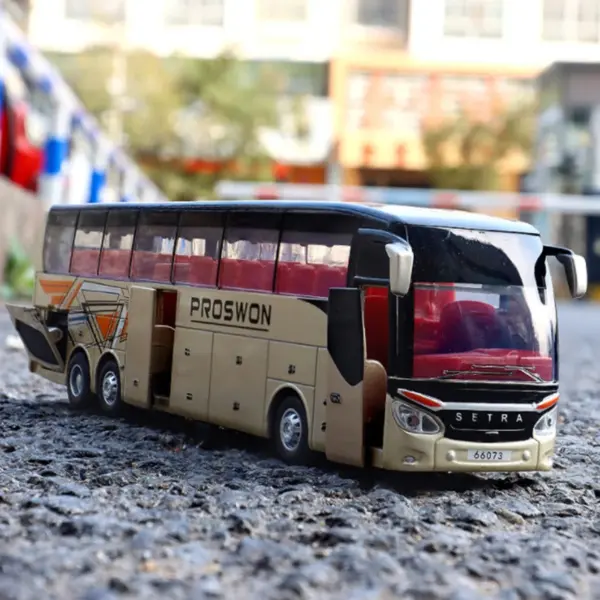 Alloy Tourist Bus Model Scale 1:32 with Sound - Image 5