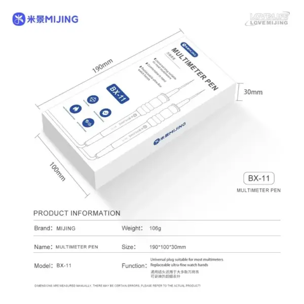 Mijing BX-11 Digital Multimeter Pen Tool - Image 6