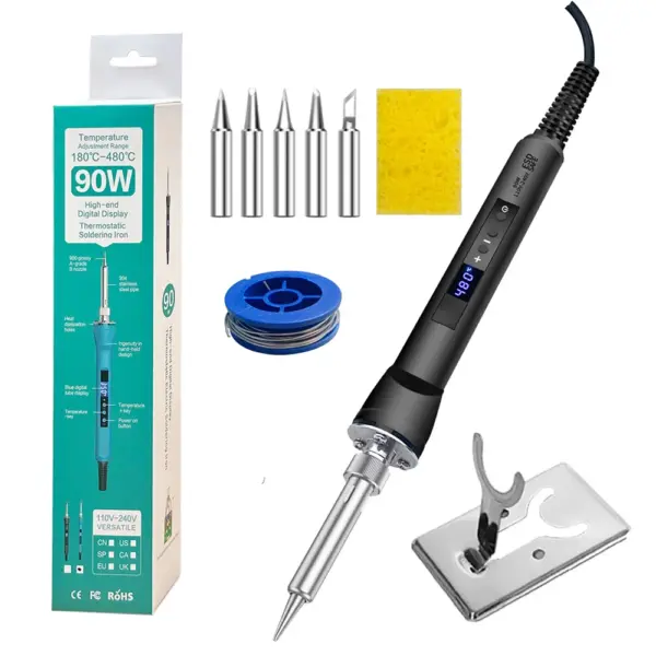 Digital Soldering Iron Kit 90W/100W Adjustable - Image 6