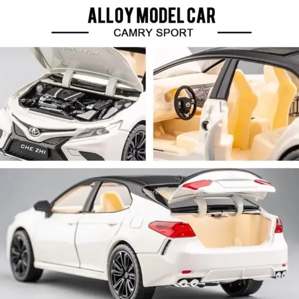 1:24 Scale Camry Model Car with Sound and Light - Image 2