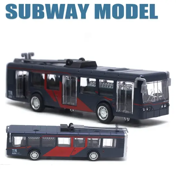 90 Scale Alloy Retro Tram Model - Image 9