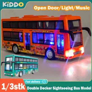 Double Decker Bus Model Pull Back Car
