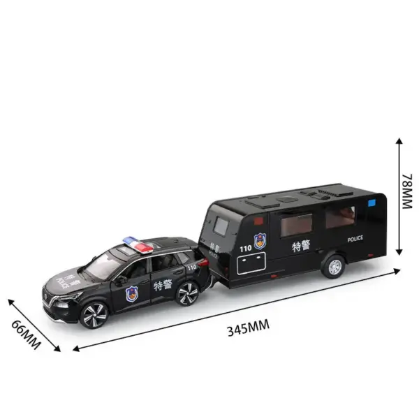 1/32 Alloy Diecast RV Trailer Car Model - Image 7