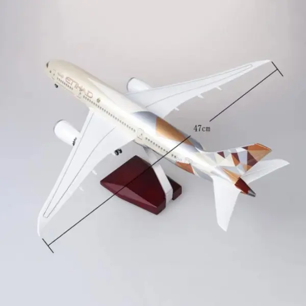 1/150 Scale Etihad B787 Dreamliner Model Airplane - Image 5