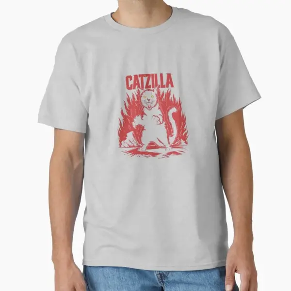 Vintage Sunset Cat Lover T-Shirt for Men - Image 8
