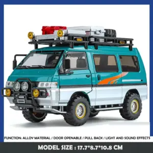 1/24 Mitsubishi Delica Alloy Off-road Model Car 14 Sde86e93ddc8a438b91b51529a725eed0b