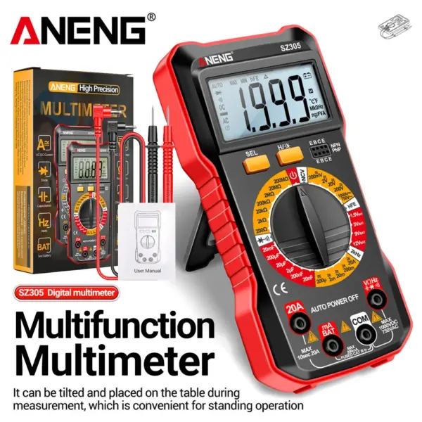 ANENG SZ304 True RMS Digital Multimeter - Image 2