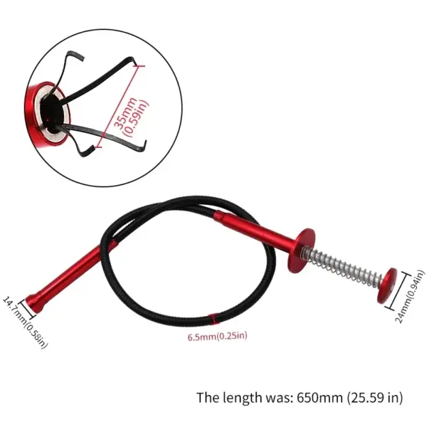 65cm Flexible Magnetic Pickup Tool with Claw - Image 6