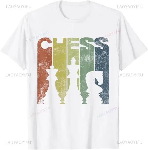 Vintage Chess Player Unisex T-Shirt - Image 2