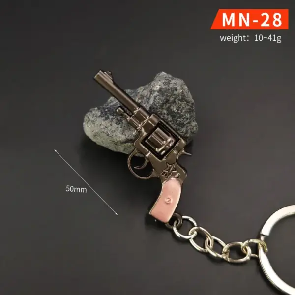 Chicken Dinner Game Keychain Set with P90 and AWM - Image 29