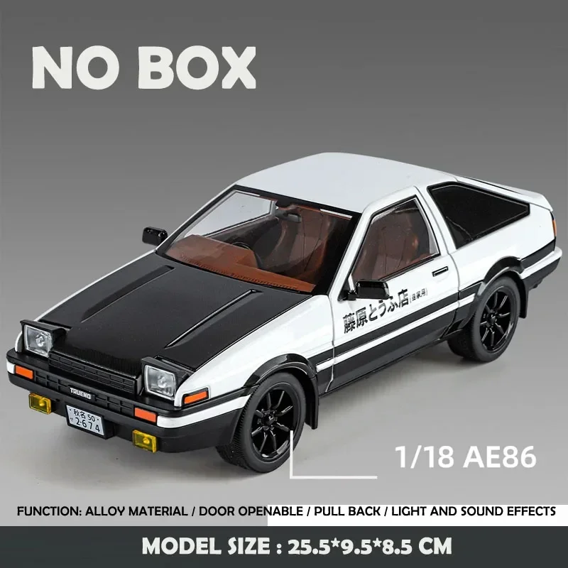 1/18 Toyota AE86 TRUENO Diecast Car Model 8 1/18 Toyota AE86 TRUENO Diecast Car Model - Image 8