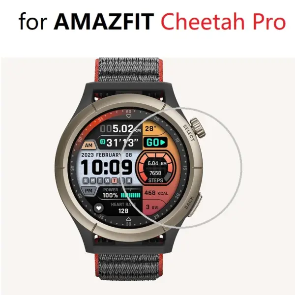 5PCS Tempered Glass Protector for Amazfit Cheetah - Image 8