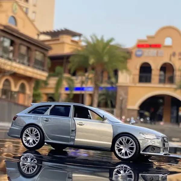 1:36 Audi RS6 Alloy Diecast Model Car - Image 6