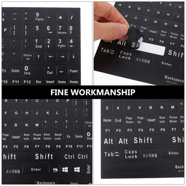 2 Sheets English Keyboard Stickers for Laptops - Image 2