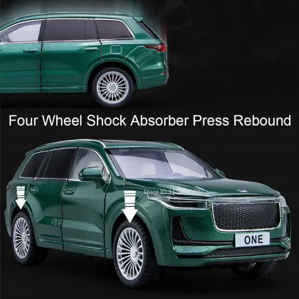 1:24 Diecast Toy Car Model with Sound and Light - Image 2
