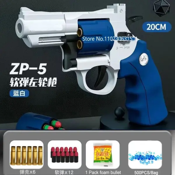 357 Airsoft Revolver Foam Bullet Toy Gun - Image 7