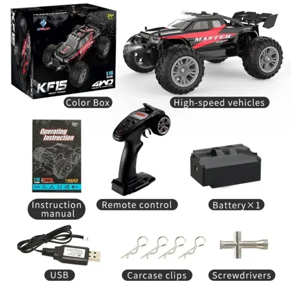 KF15 2.4G Off-Road RC Car 4WD - Image 7