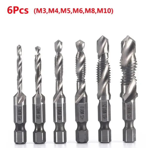 HSS Metric Tap Drill Bits Set M3 to M10 - Image 16