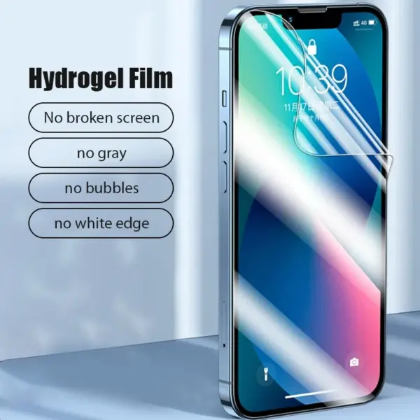 3PCS Hydrogel Screen Protector for iPhone Models - Image 2