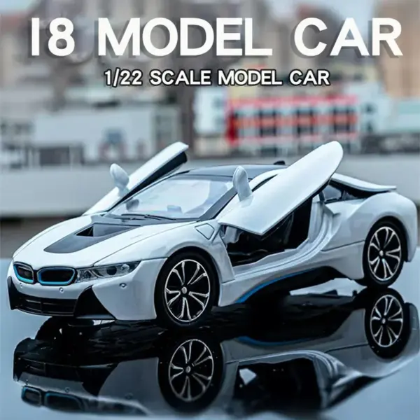 BMW I8 1:24 Alloy Diecast Model Car - Image 2
