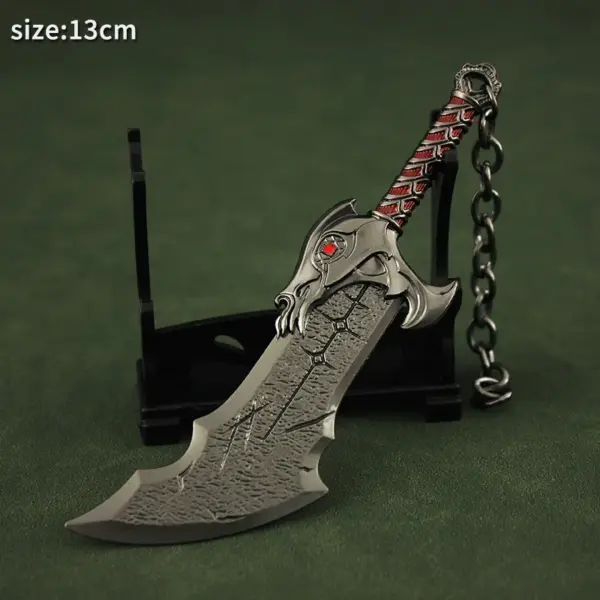 God of War Kratos Axe Metal Keychain - Image 18