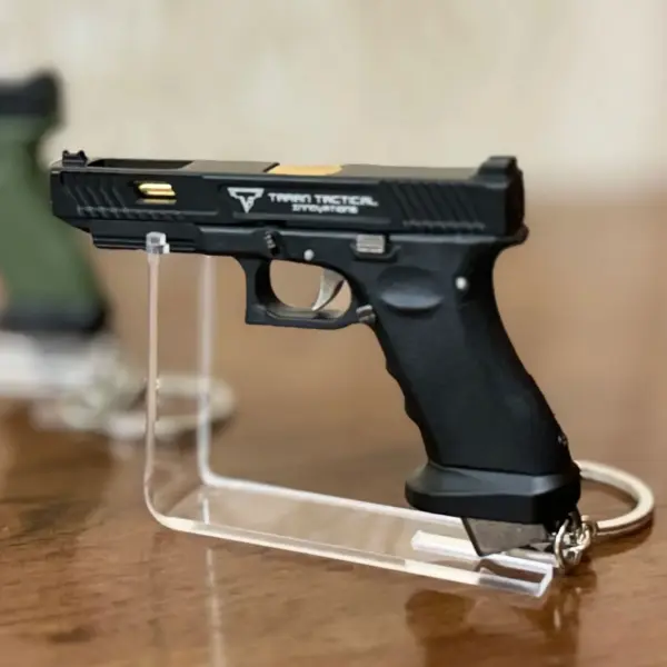 Mini Alloy G34 Pistol Keychain Fidget Toy - Image 4