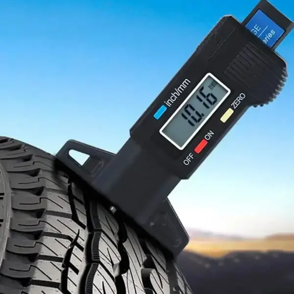 Digital Tire Tread Depth Gauge Caliper 0-25mm - Image 2
