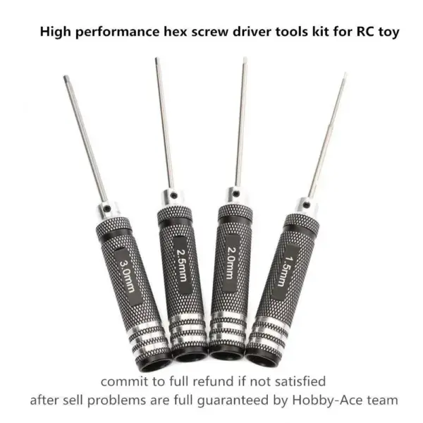 Titanium Nitride Hex Driver Wrench Set 1.5-3mm - Image 4