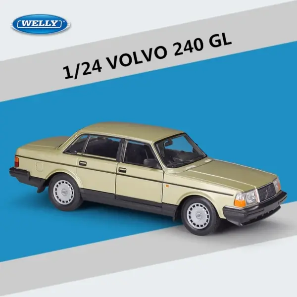 WELLY 1:24 Volvo 240 GL Diecast Model Car - Image 7