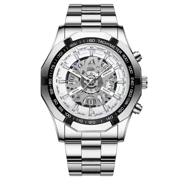 Luxury BINBOND S033 Men's Quartz Watch Blue - Image 7