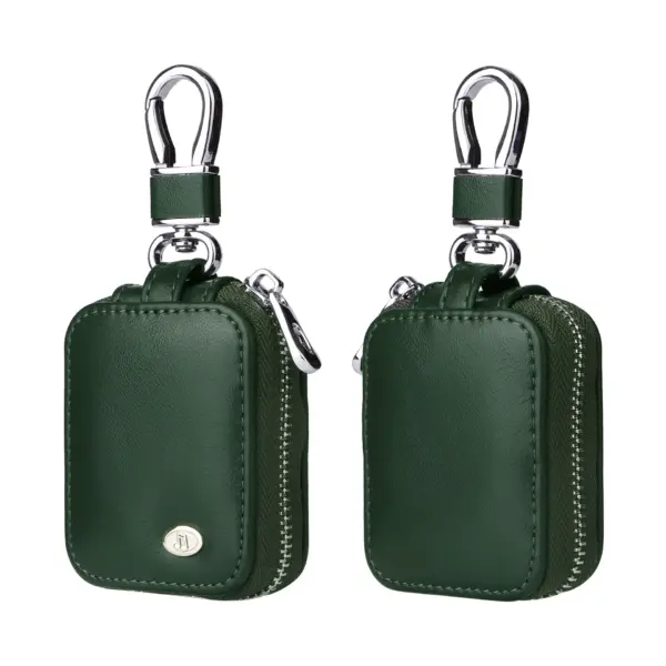 Universal Leather AirPods Case with Zipper - Image 13