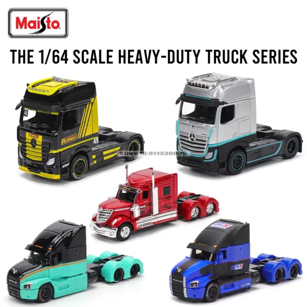 Maisto 1:64 Mercedes-Benz MACK Trailer Model - Image 6