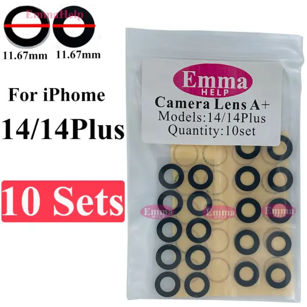 EmmaHelp 10-Pack Rear Camera Lens for iPhone Models - Image 18